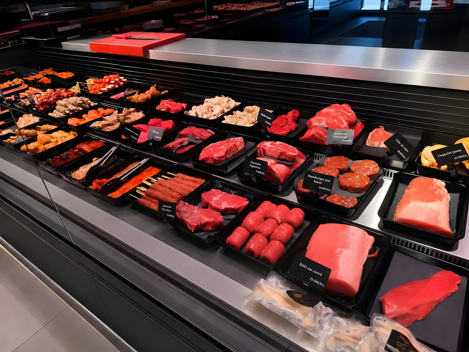 Étalage de boucherie